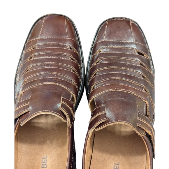 JOSEF SEIBEL | NWOT MEN'S LEATHER SHOES SANDALS |  MARONE | EU 46  US 12 - 12.5 - Picture 8 of 16